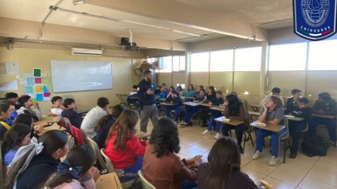 Intensa jornada de concientización de GOECHI en Secundaria Francisca Lozano Olivas