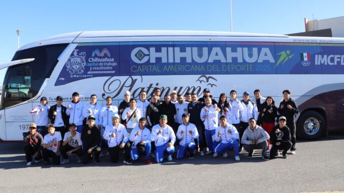 Parte primer grupo de atletas a entrenar en instalaciones del Comité Olímpico Mexicano