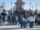 Cientos de maestros realizan marcha y plantón; bloquean el primer cuadro de la ciudad