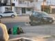 Le cortan el paso a repartidor de plataforma en cruce de San Felipe