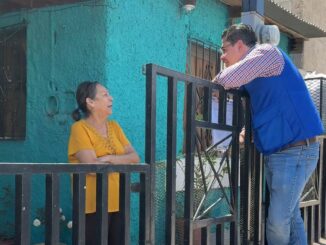 Mandan ciudadanos mensaje de apoyo a Maru durante recorrido de Chalecos Azules