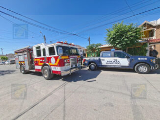 Flamazo por fuga de gas deja dos lesionados en vivienda de la colonia Santa Rosa