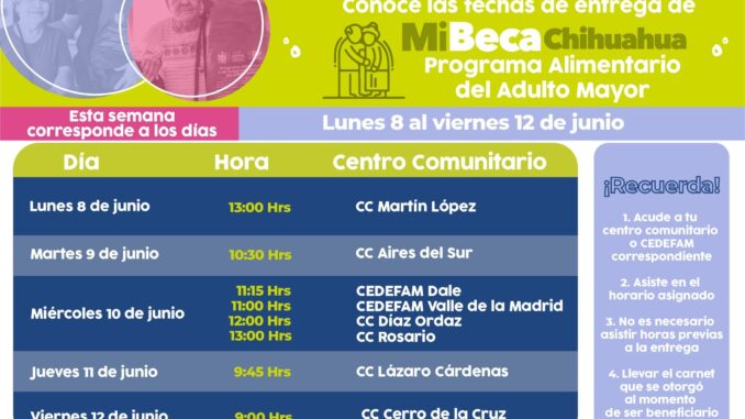 ¡Que no se te pase! Conoce dónde entregará el DIF Municipal el PAAM esta semana