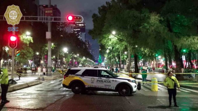 Cierran Reforma y resguardan el Ángel de la Independencia tras festejos por el debut de México