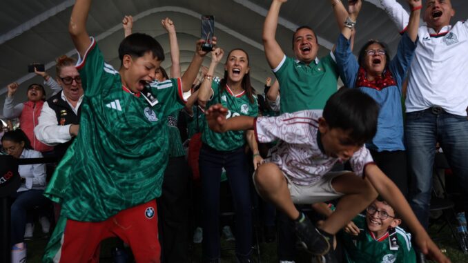Sheinbaum felicita a la Selección Mexicana tras primer triunfo en el Mundial 2026