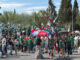 Capitalinos festejan el triunfo de México; se concentran en la glorieta de «Pancho Villa»