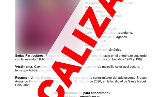 Localiza Fiscalía de Distrito a adolescente con reporte de ausencia en Santa Isabel