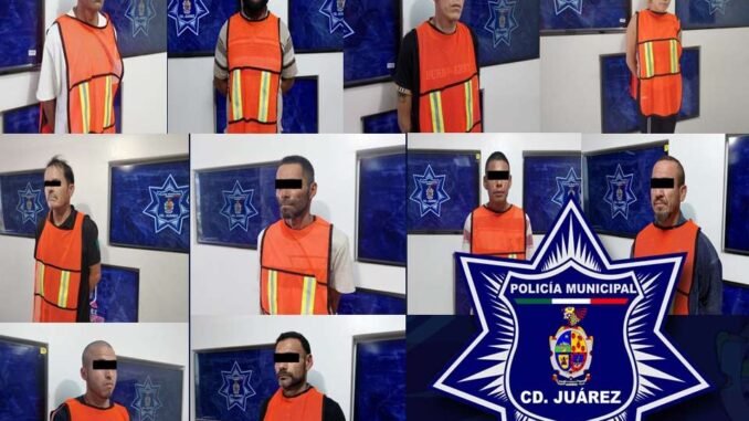 Detienen a 10 prófugos de la justicia