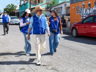 El más fuerte con trabajo en las colonias; Rafa Loera se avienta otro recorrido de 12 horas