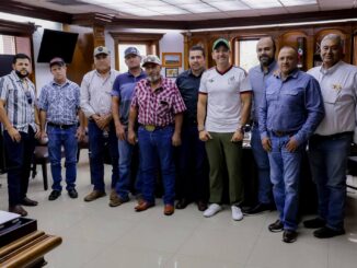 Dialoga alcalde Marco Bonilla con Fernando Suárez y líderes transportistas de Cuauhtémoc