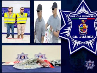 Capturan a dos asaltantes les aseguran armas y cristal