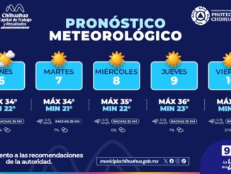 Hasta 36 °C durante la semana en Chihuahua Capital