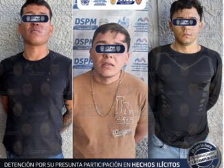 Presentan a detenidos en Paseos de Chihuahua