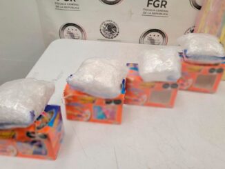 Aseguran dos kilos de metanfetamina ocultos en paquetes de dulces en Morelia, Michoacán
