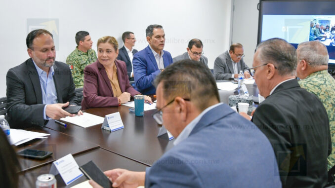 Maru Campos encabeza Mesa de Seguridad en Ciudad Juárez