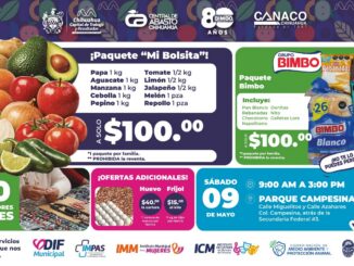 Presenta Municipio precios del “Mercadito Más Barato”; se suma Bimbo con productos a bajo costo