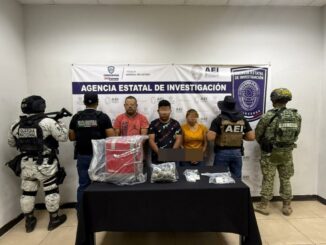 Detiene AEI a tres personas en posesión de cocaína y marihuana