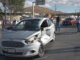 Choque en cruce carretero deja un lesionado en la vía Chihuahua a Cuauhtémoc