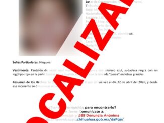 Localiza Fiscalía Zona Sur a menor de edad ausente en Parral