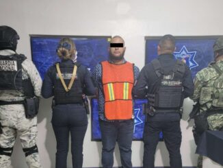 Lo arrestan con 1 millón 200 mil pesos en cristal durante operativo conjunto